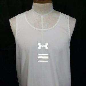 Under Armour Woven Define Fitted Tank Top